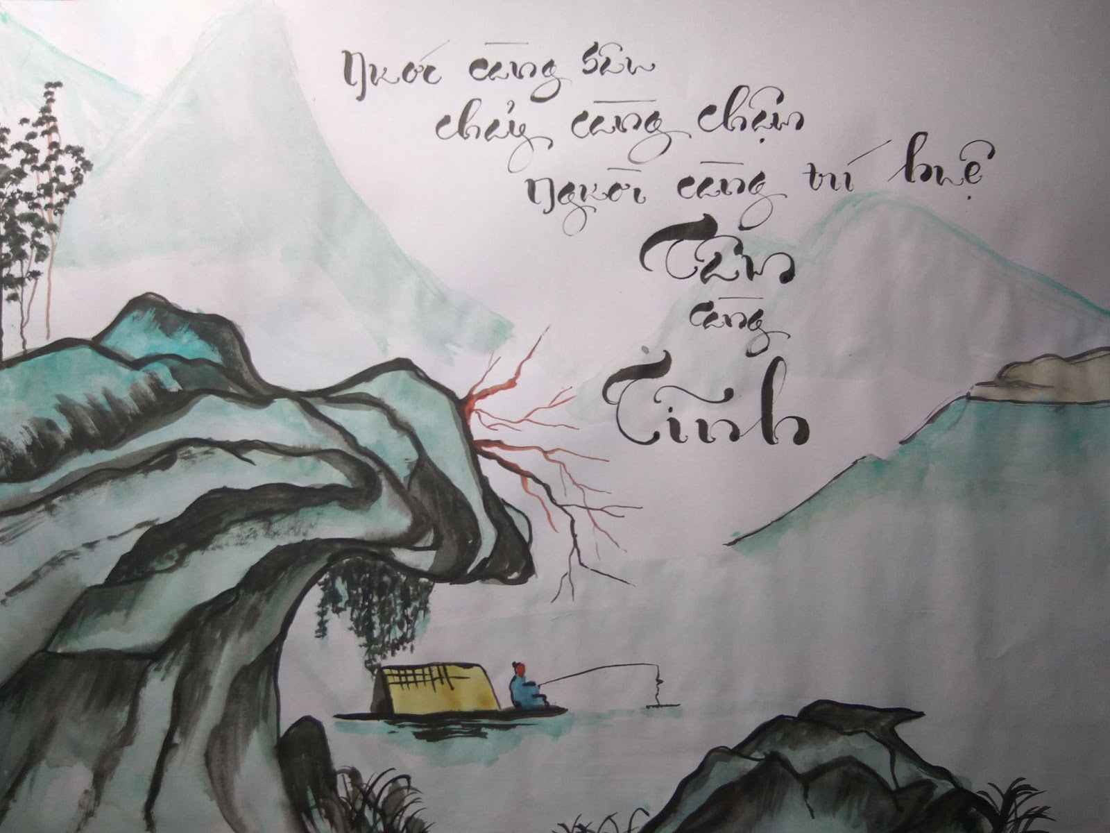 Nước càng sâu càng tĩnh. (Ảnh: dkn.tv).